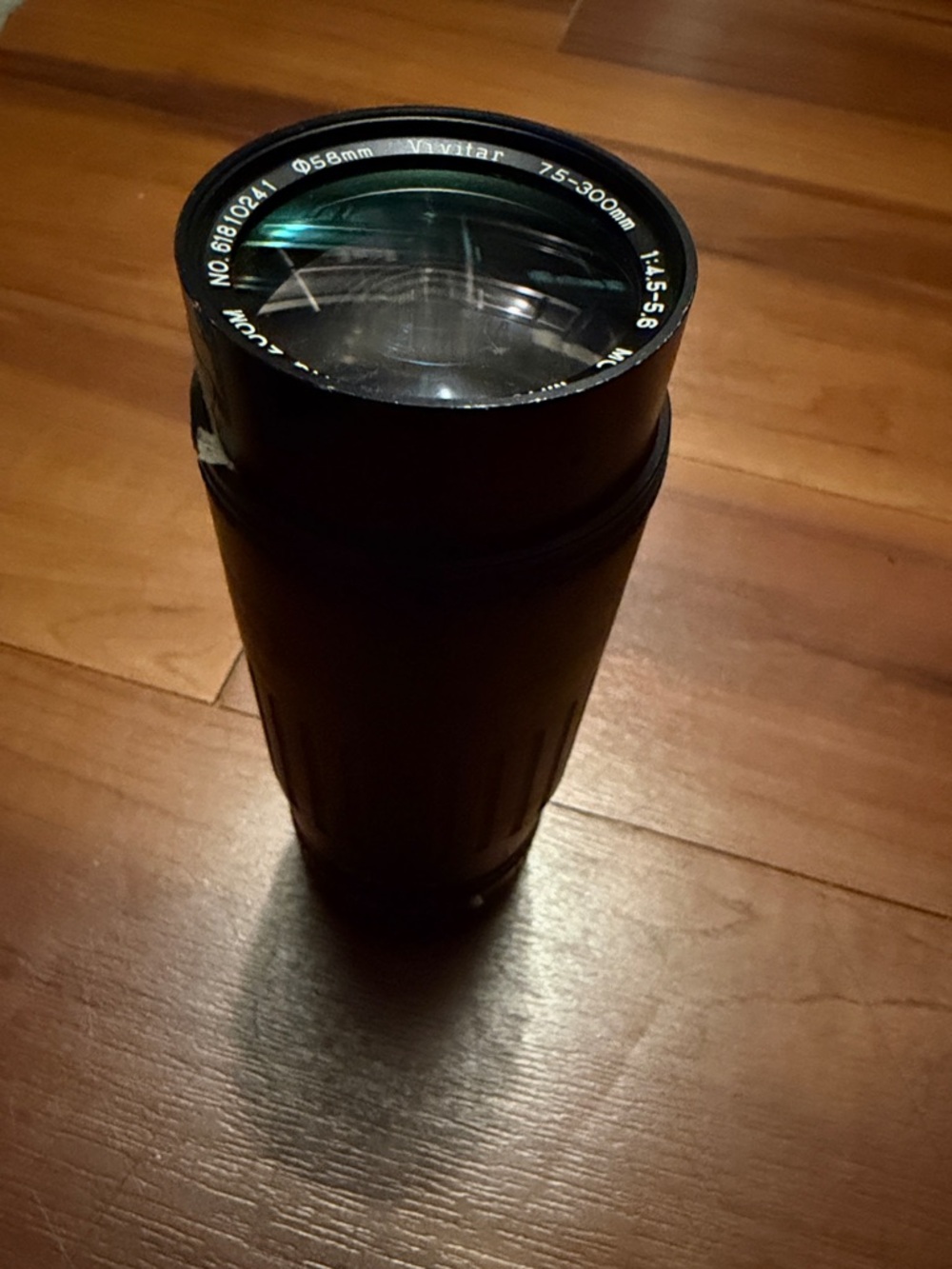 Vivitar 75-300mm Camera Lens in Black